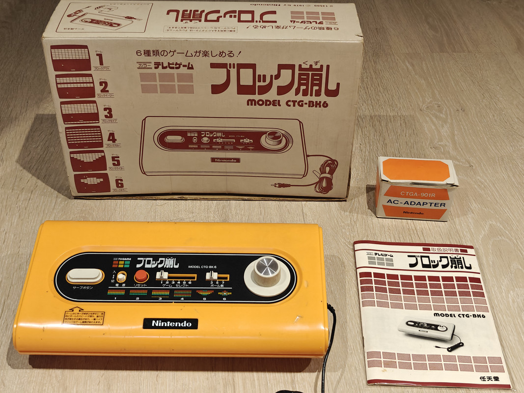 NINTENDO COLOR TV-GAME BLOCK KUZUSHI CTG-BK6 — sistema de la colección