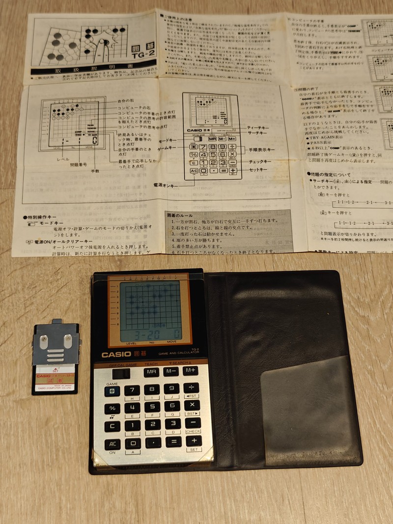 CASIO TG-2 — sistema de la colección