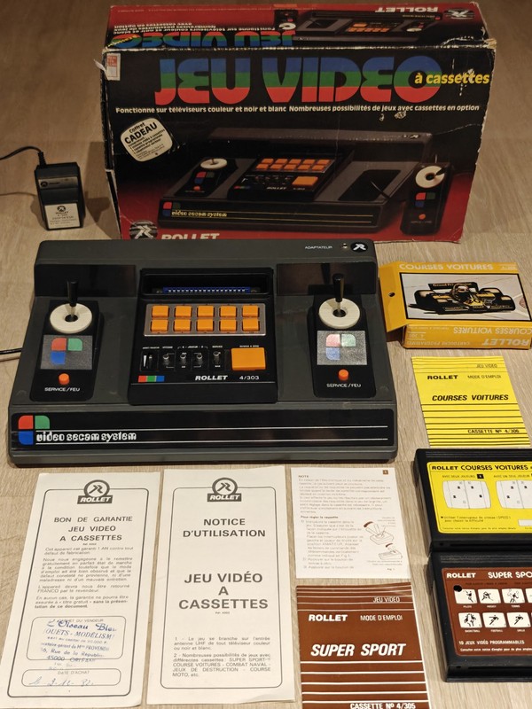 ROLLET VIDEO SECAM SYSTEM 4/303 — sistema de la colección