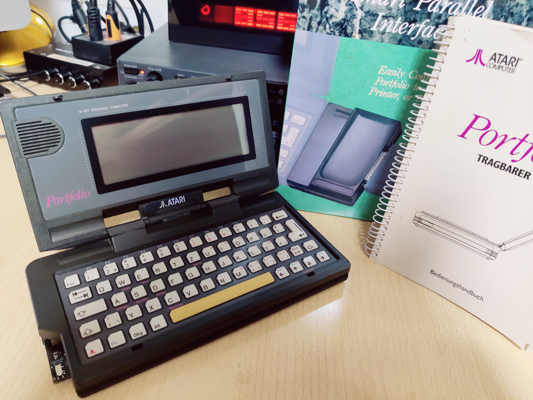 ATARI PORTFOLIO — sistema de la colección