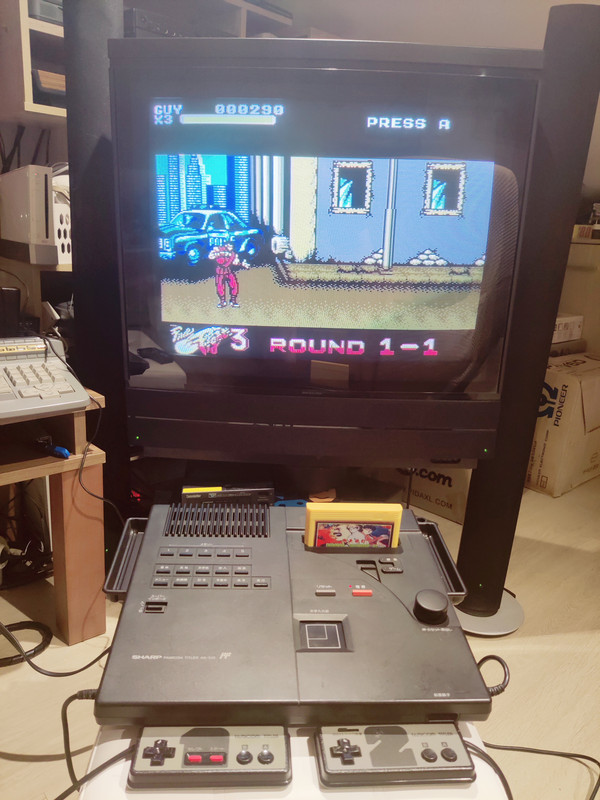 SHARP FAMICOM TITLER — sistema de la colección
