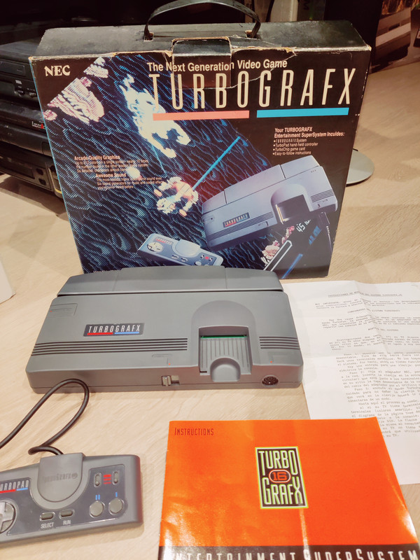 NEC TURBOGRAFX — sistema de la colección
