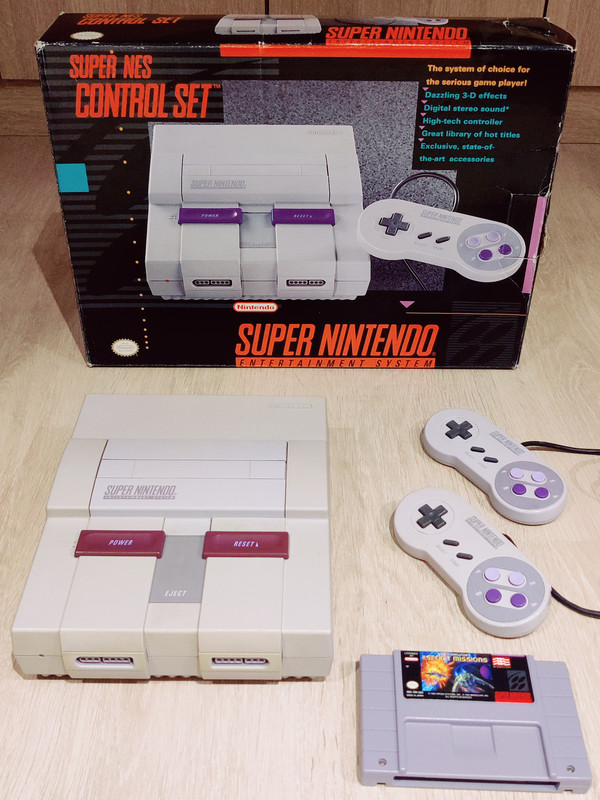 SUPER NINTENDO ENTERTAINMENT SYSTEM — sistema de la colección