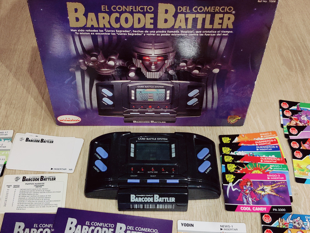 EPOCH BARCODE BATTLER II — sistema de la colección