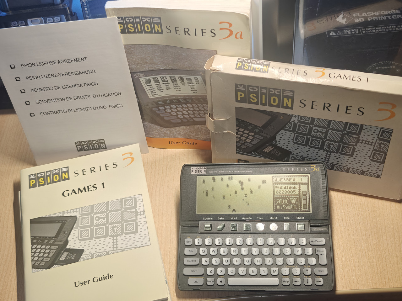 PSION SERIES 3A — sistema de la colección