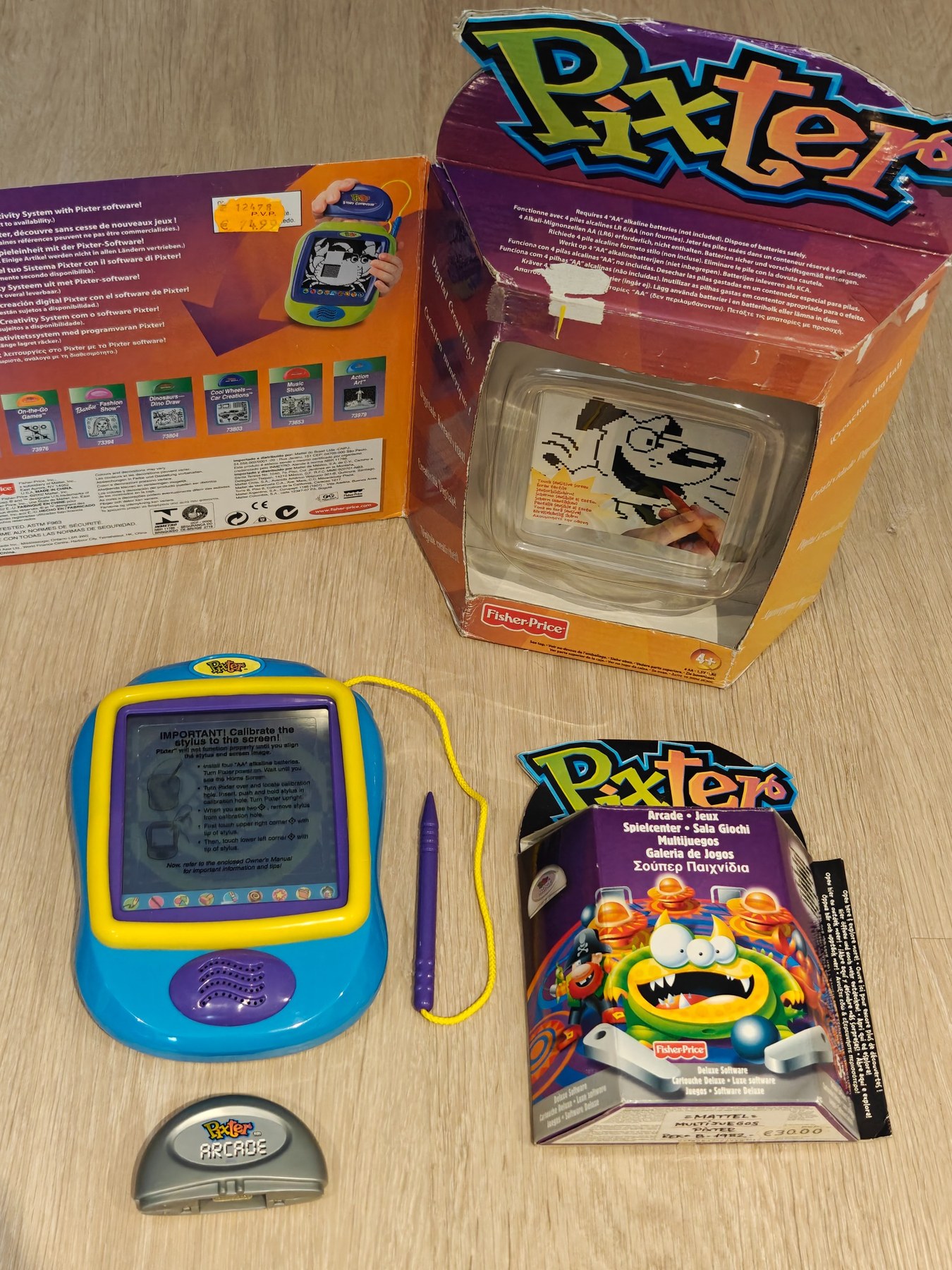 FISHER-PRICE PIXTER — sistema de la colección