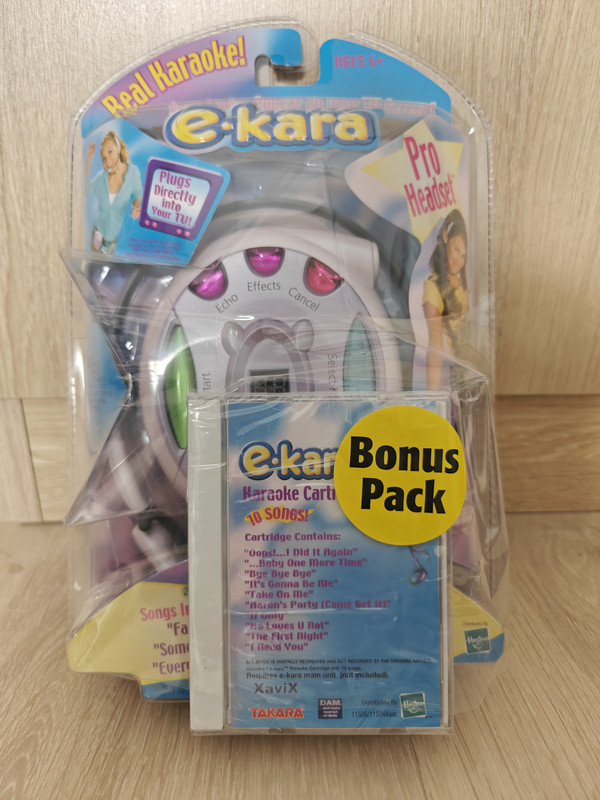 TAKARA E-KARA PRO HEADSET REAL KARAOKE — sistema de la colección