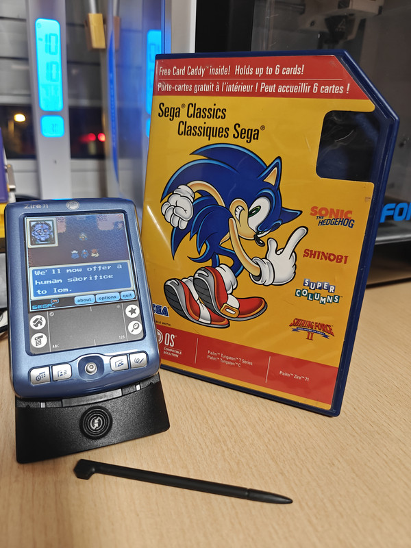 PALM ZIRE 71 — sistema de la colección