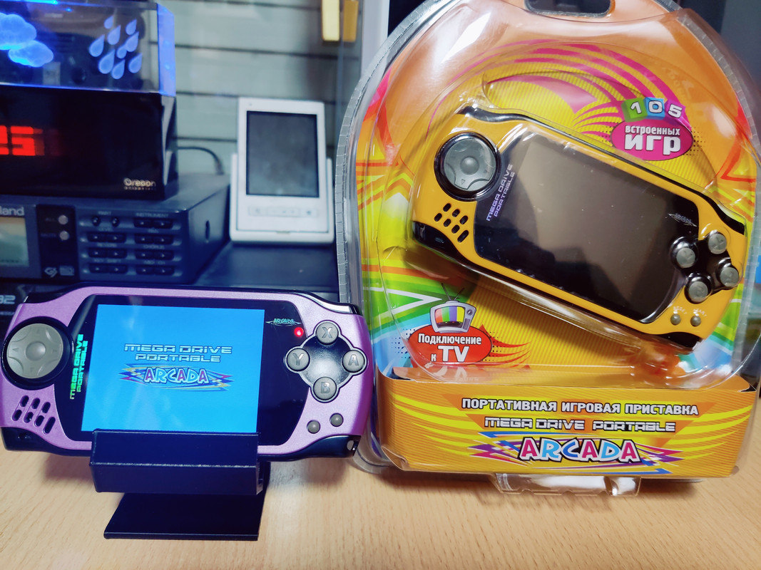 DONGGUAN DEWEI MEGADRIVE PORTABLE ARCADA — sistema de la colección