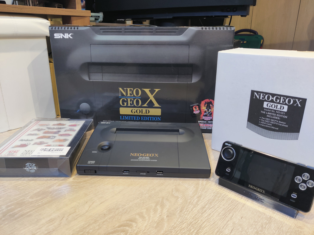NEO GEO X GOLD — sistema de la colección
