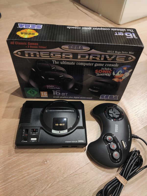 SEGA MEGADRIVE 1 MINI — sistema de la colección