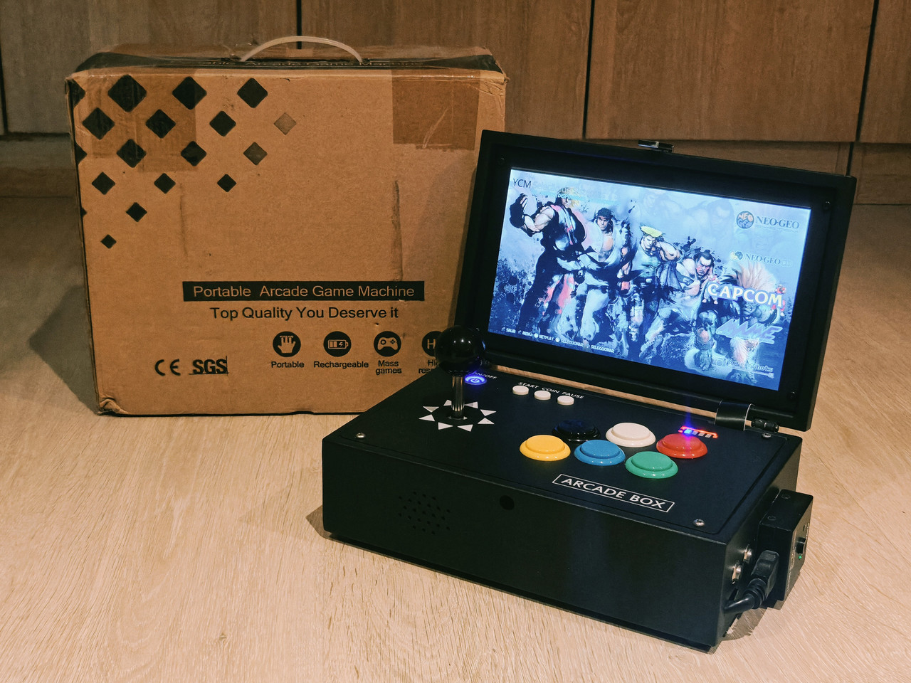 ARCADE BOX PORTABLE GAME MACHINE — sistema de la colección