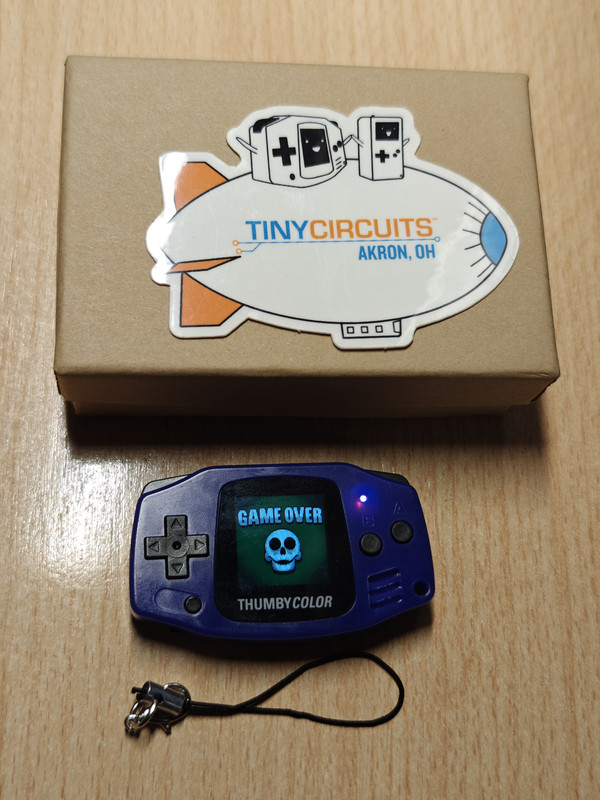 TINYCIRCUITS THUMBY COLOR — sistema de la colección